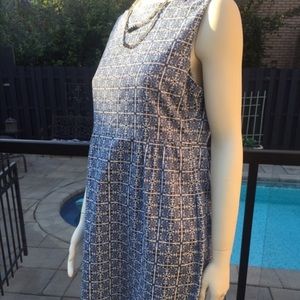 100% cotton shift dress